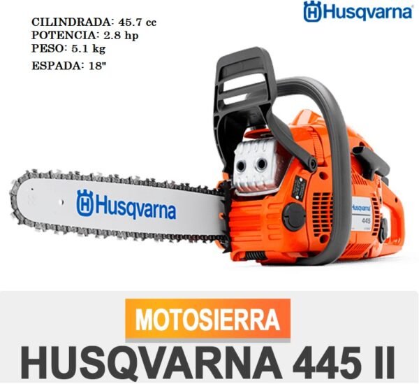 Motosierra Husqvarna 445E