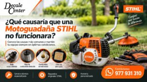 ¿Qué causaría que una Motoguadaña STIHL no funcionara?