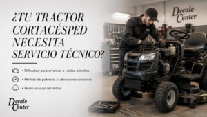 ¿Tu tractor Cortacésped necesita servicio técnico?