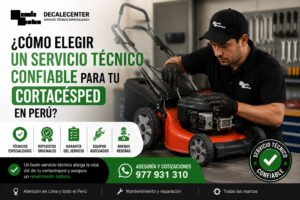 ¿Cómo elegir un servicio técnico confiable para tu cortacésped en Perú?