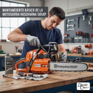 Mantenimiento básico de la Motosierra Husqvarna 585XP