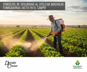 Consejos de seguridad al utilizar mochilas fumigadoras Jacto en el campo