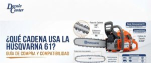¿Qué cadena usa la Husqvarna 61?